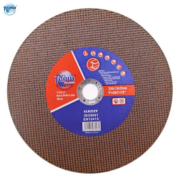 230X1.9X22.2 Double net iron cut off wheel Brown-01